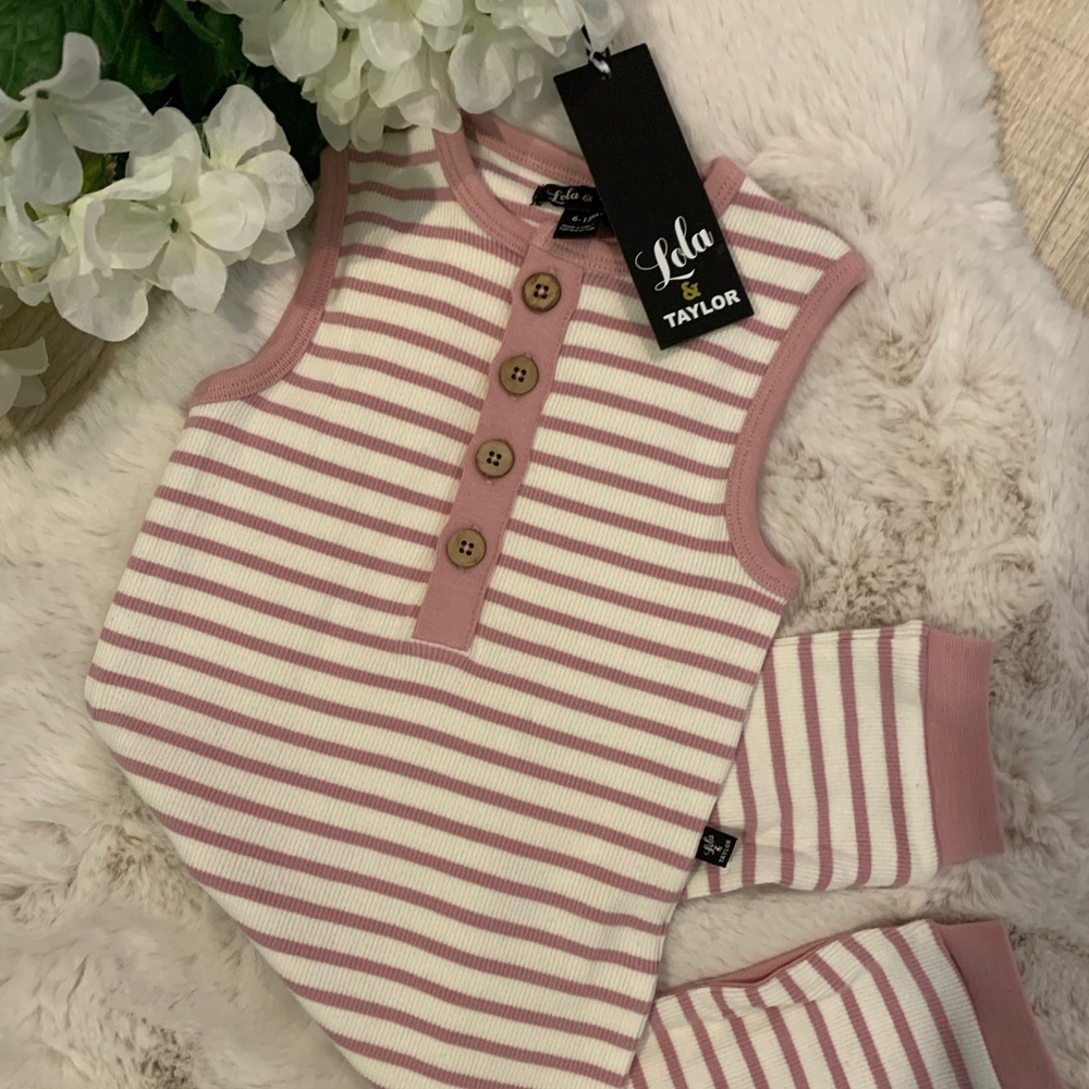 Lola & Taylor Sleeveless Comfy Organic Cotton Romper